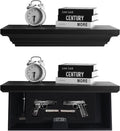 RFID Locking Concealment Gun Shelf with Hidden Compartment