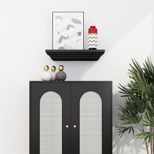 RFID Locking Concealment Gun Shelf with Hidden Compartment